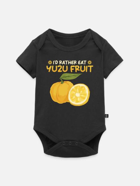 Yuzu Fruit Dicton - Body à manches courtes Premium Bébé - noir
