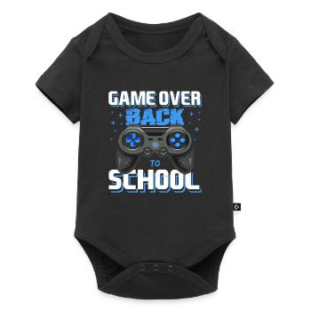 Start of School Game Over Gaming First day of school - Baby Premium short-sleeve bodysuit - black - Front