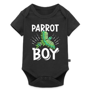 Perroquet Jeune Perroquet Jeunes Perroquets Animal Mignon - Body à manches courtes Premium Bébé - noir - Devant