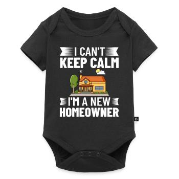 Accueil Maison Maison Achat Propriété - Body à manches courtes Premium Bébé - noir - Devant