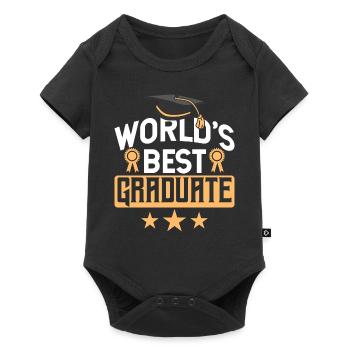 World's Best Graduate Graduation Celebration - Baby Premium short-sleeve bodysuit - black - Front