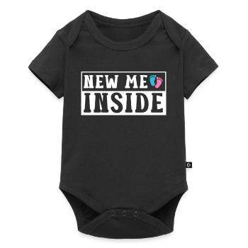 The New Me Inside Cute Baby Inside Pregnant - Baby Premium short-sleeve bodysuit - black - Front