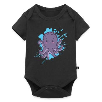 Octopus Octopus in Kawaii style animal Japan - Baby Premium short-sleeve bodysuit - black - Front