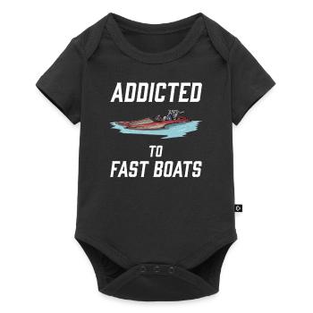 Drag Boat Racing I Drag Boat Driver Speedboat - Body à manches courtes Premium Bébé - noir - Devant