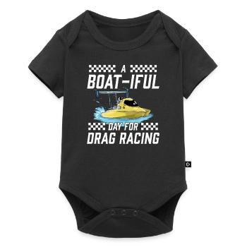 Drag Boat Racing I Drag Boat Driver Speedboat - Body à manches courtes Premium Bébé - noir - Devant