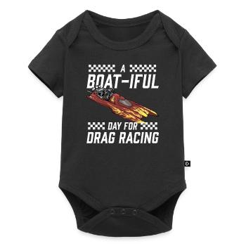 Drag Boat Racing I Drag Boat Driver Speedboat - Body à manches courtes Premium Bébé - noir - Devant