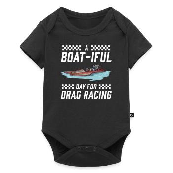 Drag Boat Racing I Drag Boat Driver Speedboat - Body à manches courtes Premium Bébé - noir - Devant