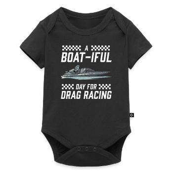 Drag Boat Racing I Drag Boat Driver Speedboat - Body à manches courtes Premium Bébé - noir - Devant