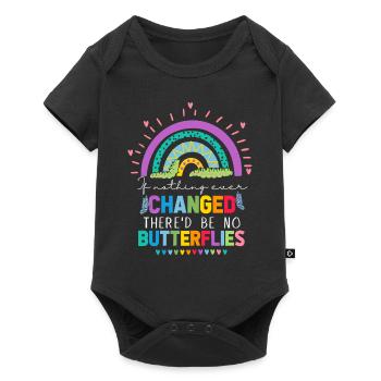 N’y aurait-il pas de papillons - Body à manches courtes Premium Bébé - noir - Devant