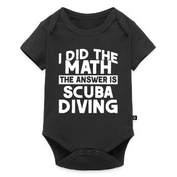 Cadeau de plongée sous-marine Plongeur sous-marin - Body à manches courtes Premium Bébé - noir - Devant
