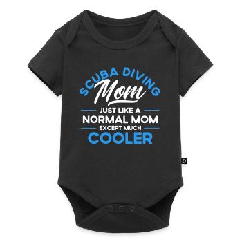 Cadeau de plongée sous-marine Plongeur sous-marin - Body à manches courtes Premium Bébé - noir - Devant