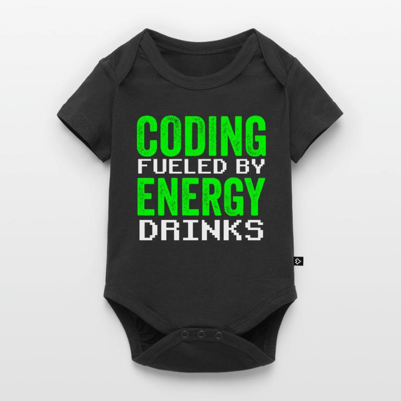 Programmieren Mit Energydrinks Coder Code Coding Baby Premium Kurzarmbody