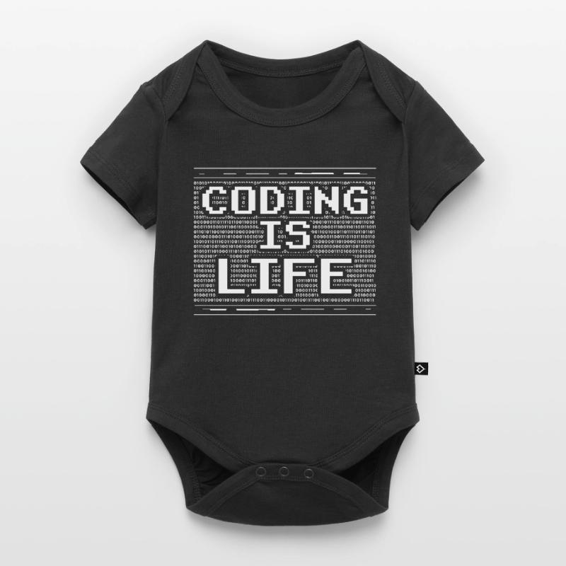 Coding Ist Leben Coder Code Programmierer Baby Premium Kurzarmbody