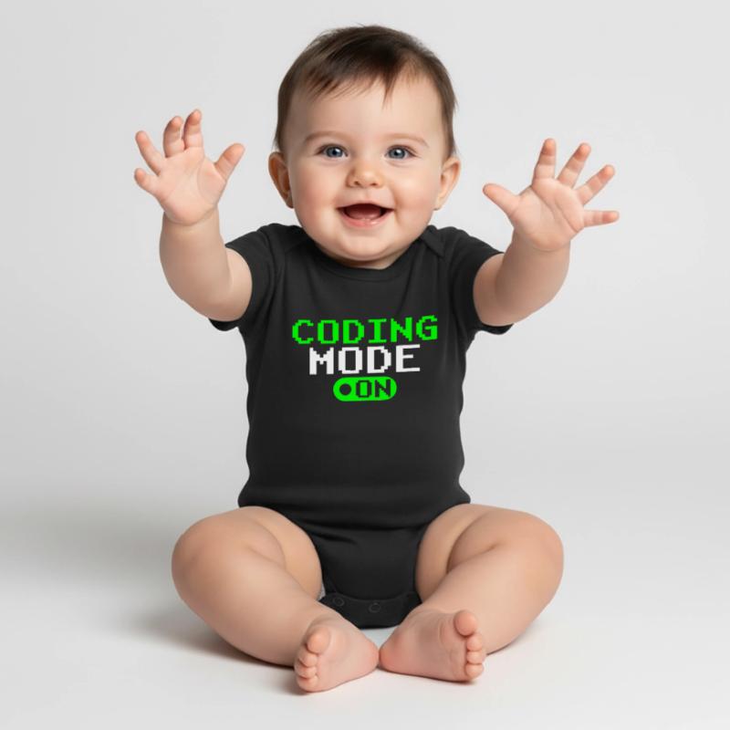 Codeur de codage Mode de programmation A Codeur Body à manches courtes Premium Bébé