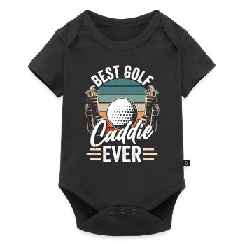 Best Golf Caddy Ever Golfer Golf - Baby Premium short-sleeve bodysuit - black - Front