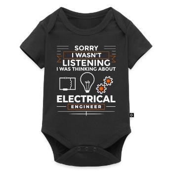 Electrical Engineering Engineer Research Development - Baby Premium short-sleeve bodysuit - black - Front