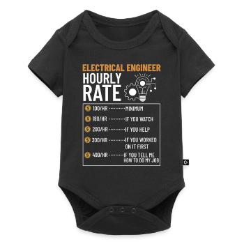 Electrical Engineering Engineer Research Development - Baby Premium short-sleeve bodysuit - black - Front