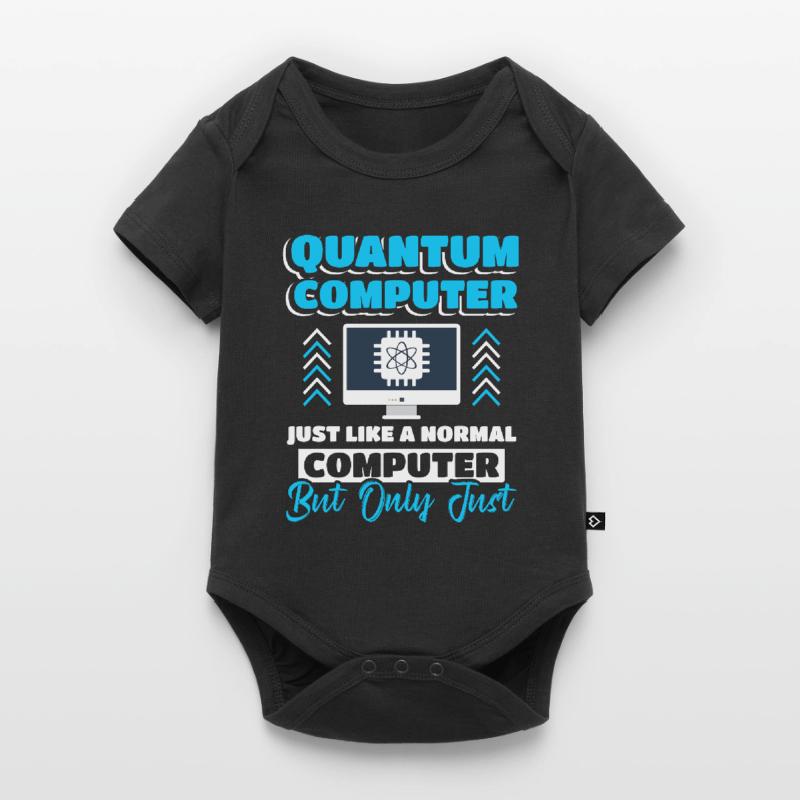 Quantum Computer Quantum Computing Baby Premium short-sleeve bodysuit