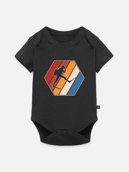 Tanzen Retro - Baby Premium Kurzarmbody - Schwarz