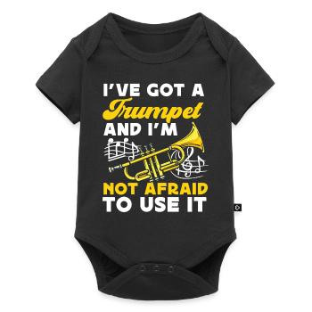 Trumpet Player I've Got A Trumpet - Baby Premium short-sleeve bodysuit - black - Front