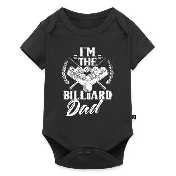 Je suis le joueur de billard père billard billard - Body à manches courtes Premium Bébé - noir - Devant