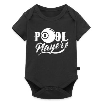 Pool Player Billiard Billiard Lovers - Baby Premium short-sleeve bodysuit - black - Front