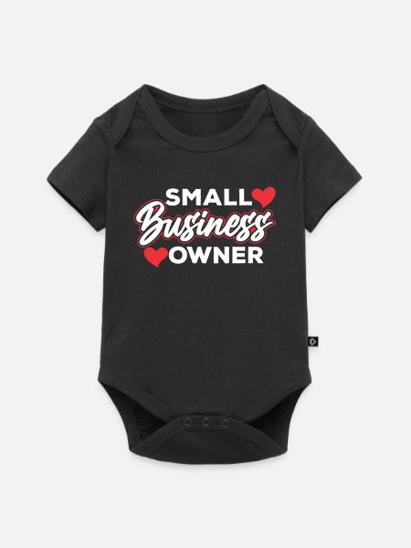 Kleinunternehmer Besitzer Gründer CEO - Baby Premium Kurzarmbody - Schwarz
