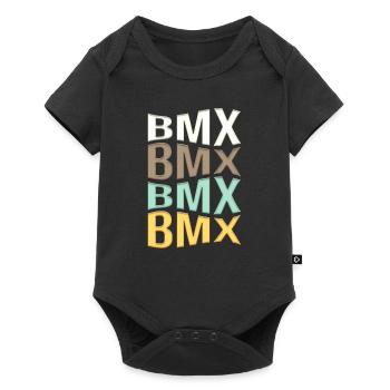 Le BMX - Body à manches courtes Premium Bébé - noir - Devant