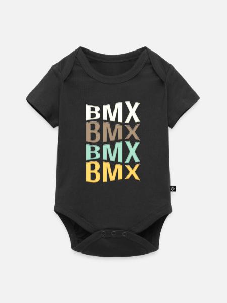 BMX - Baby Premium Kurzarmbody - Schwarz