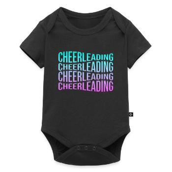 cheerleading - Body à manches courtes Premium Bébé - noir - Devant