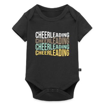 cheerleading - Body à manches courtes Premium Bébé - noir - Devant