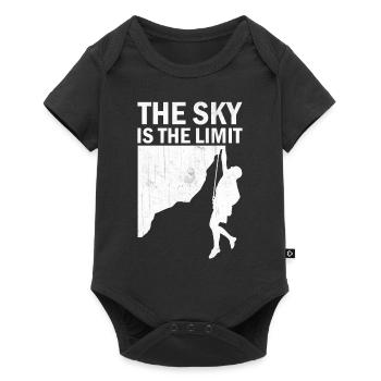 Bouldering Hiking - The Sky Is The Limit - Baby Premium short-sleeve bodysuit - black - Front