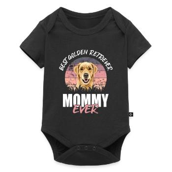 Beautiful design for a dog mom - Baby Premium short-sleeve bodysuit - black - Front