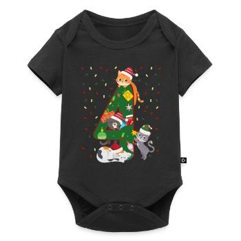 4 Years Old Children Christmas Gift Cute - Baby Premium short-sleeve bodysuit - black - Front