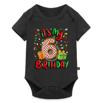 It's my 6th birthday Christmas present 6. - Baby Premium short-sleeve bodysuit - black - Front