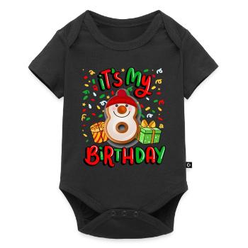 It's my 8th birthday Xma's gift 8. - Baby Premium short-sleeve bodysuit - black - Front