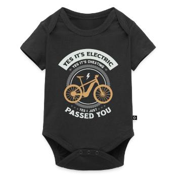 Yes, I just got your e-bike electric bike - Baby Premium short-sleeve bodysuit - black - Front