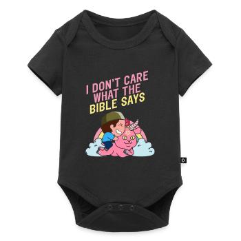 I Don't Care What The Bible Says Kawaii Satanic - Baby Premium short-sleeve bodysuit - black - Front