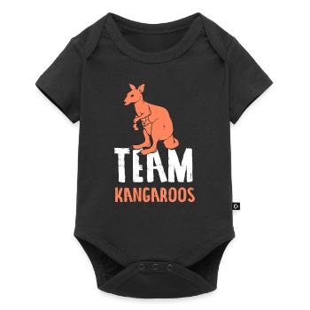 Team Kangaroos Animal Australia Lovers Kangaroo - Body à manches courtes Premium Bébé - noir - Devant