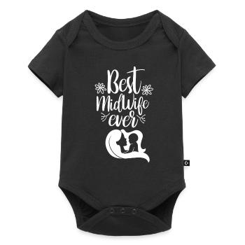 Best Midwife Ever Obstetrics Midwives - Baby Premium short-sleeve bodysuit - black - Front