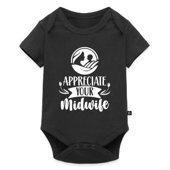 Appreciate Your Midwife Midwives Profession Obstetrics - Baby Premium short-sleeve bodysuit - black - Front