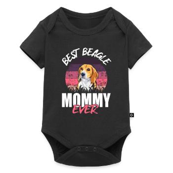 Best Beagle Mom Ever - Baby Premium short-sleeve bodysuit - black - Front