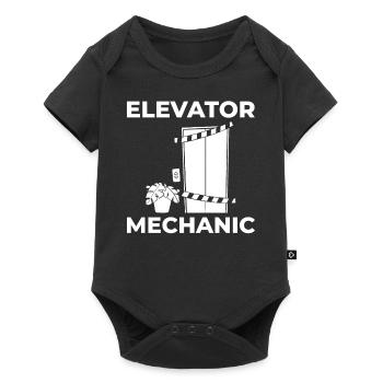 Elevator Elevator Technician Elevator Elevator - Baby Premium short-sleeve bodysuit - black - Front