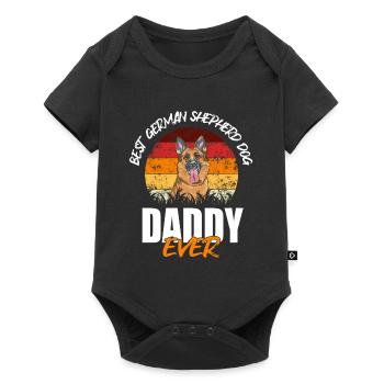 German Shepherd - Baby Premium short-sleeve bodysuit - black - Front