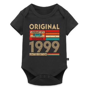 Made In 1999 Vintage Birthday Gift 1999 - Baby Premium short-sleeve bodysuit - black - Front