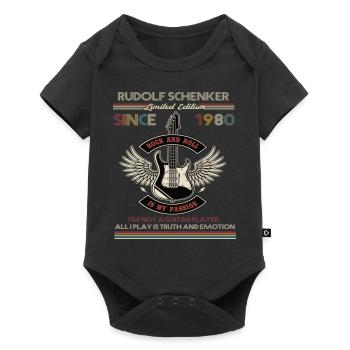 Rudolf Schnker Limited Edition - Baby Premium short-sleeve bodysuit - black - Front