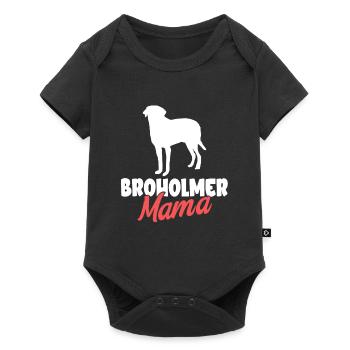 Broholmer Chiens cadeaux - Body à manches courtes Premium Bébé - noir - Devant