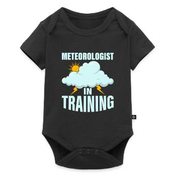 Meteorologist in Training Weather Meteorology - Baby Premium short-sleeve bodysuit - black - Front