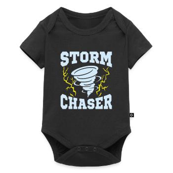Storm Chaser Meteorologist Meteorology - Baby Premium short-sleeve bodysuit - black - Front