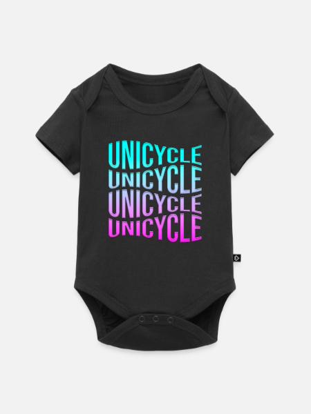 Einrad - Baby Premium Kurzarmbody - Schwarz